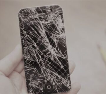 Iphone damaged screen