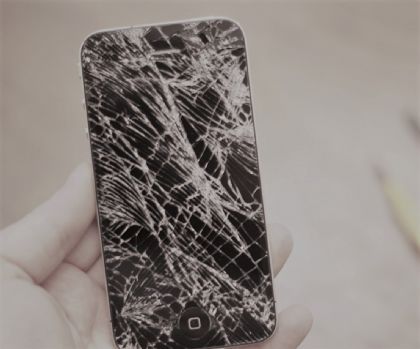 Iphone damaged screen
